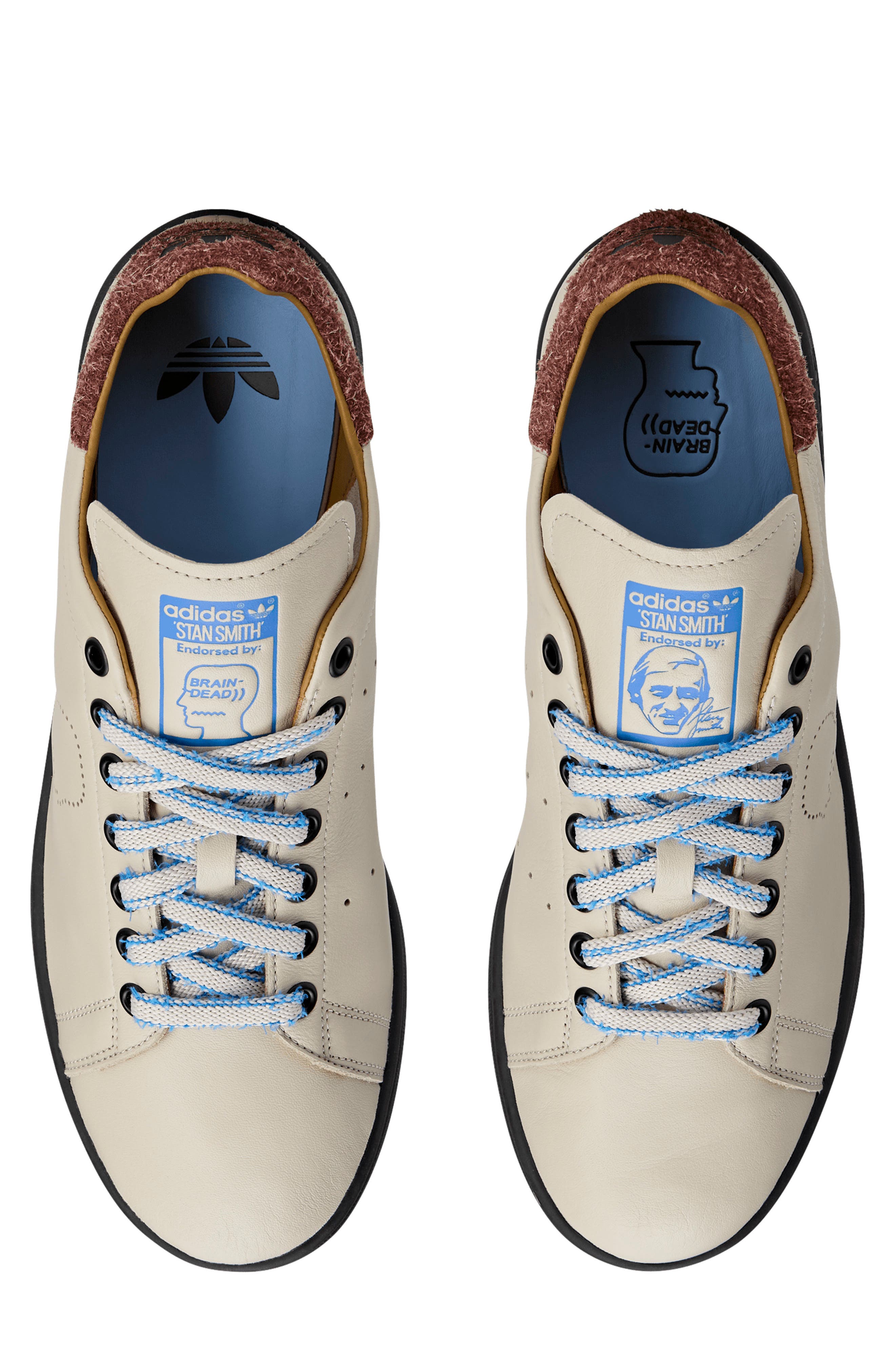 adidas x Brain Dead Stan Smith Sneaker, Alternate, color, Cbrown/ Balgbl/ Mesa