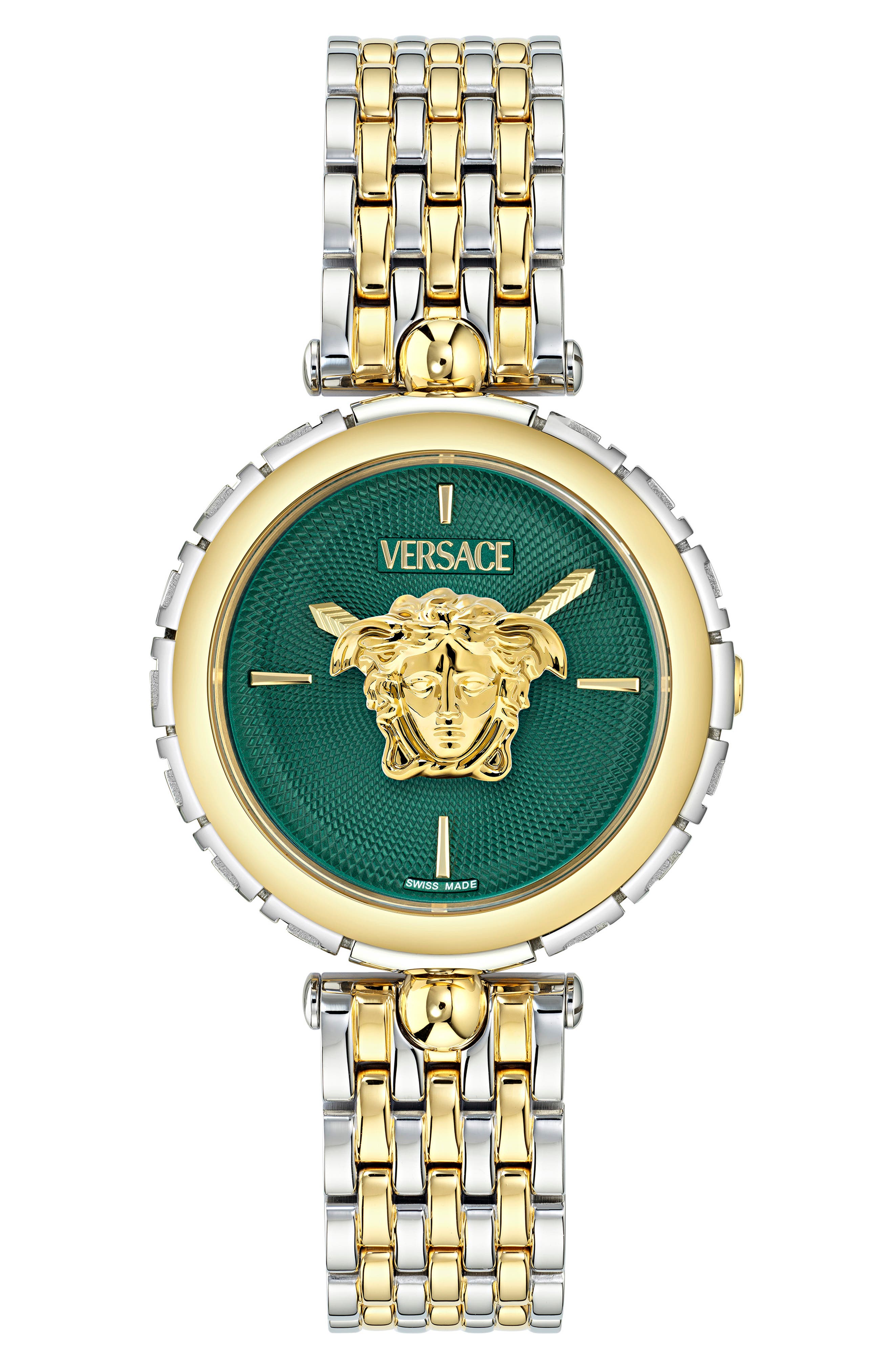 Versace Medusa Heritage Two-Tone Bracelet Watch, 38mm