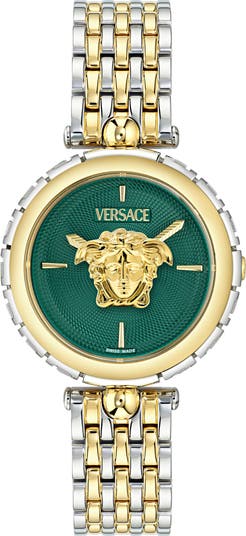 Medusa Heritage Two-Tone Bracelet Watch, 38mm