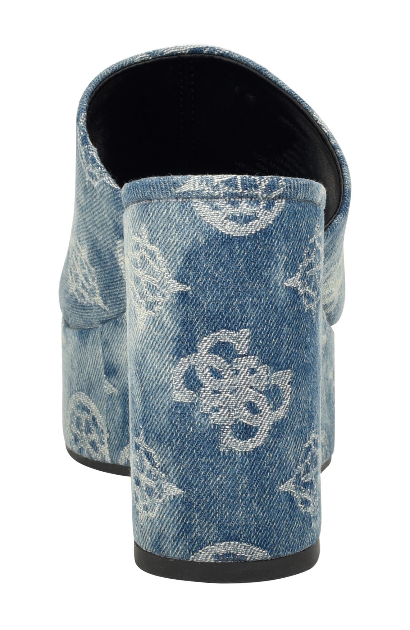 GUESS Yenise Platform Wedge Slide Sandal, Alternate, color, 