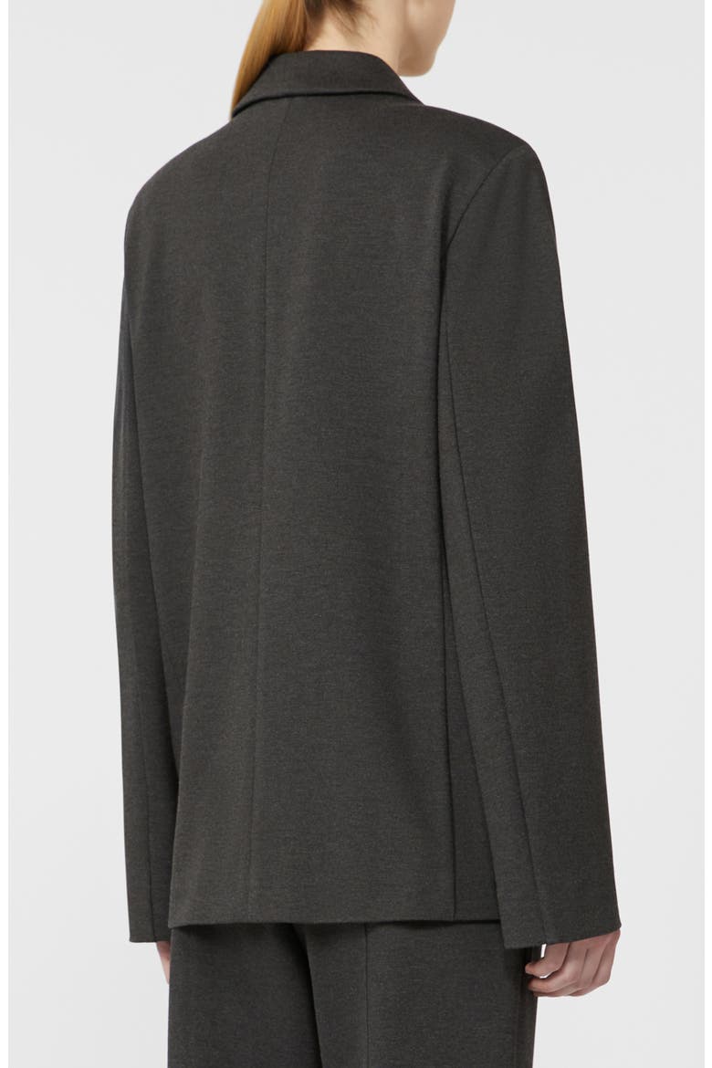 Virgus Double Breasted Jersey Blazer, Alternate, color, DARK GREY