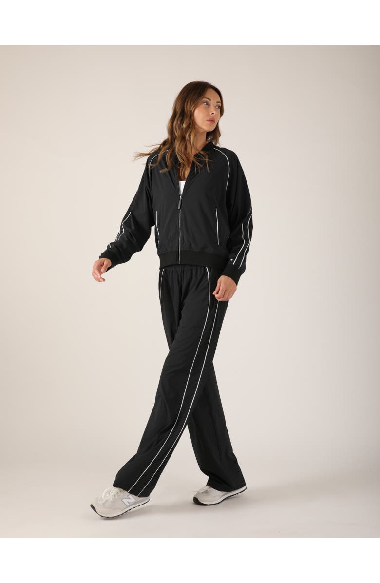 GLYDER Track Mode Pant, Alternate, color, Black/White