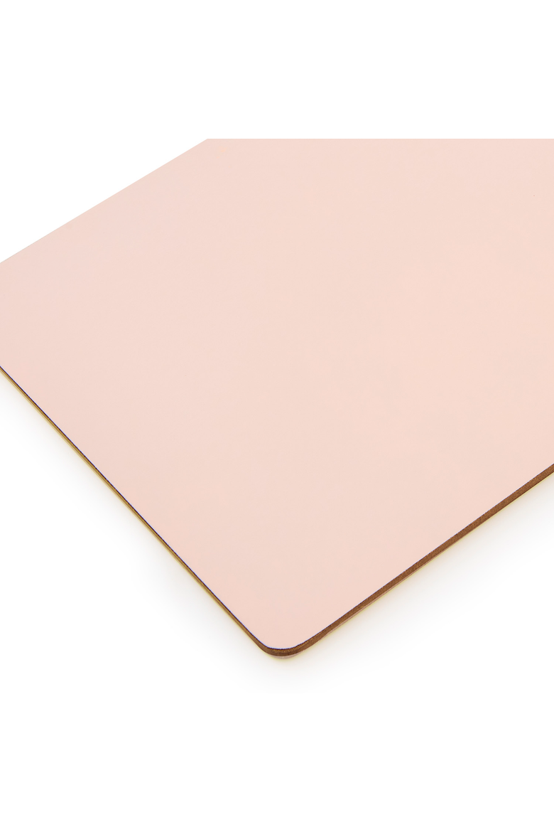 Flossy Pink Set of 4 Cork Back Placemats, Alternate, color, Pink