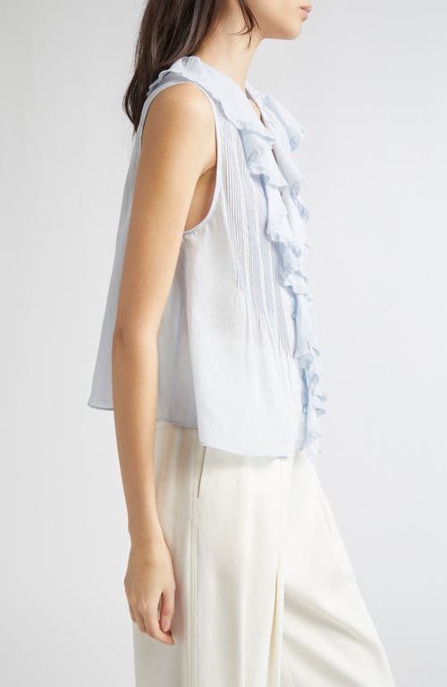 Doen Dôen Hilda Pintucked Sleeveless Organic Cotton Top
