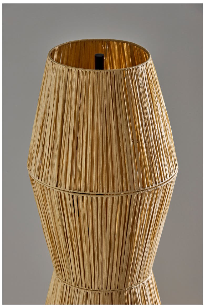 Renata Paper Lantern Floor Lamp, Alternate, color, BROWN
