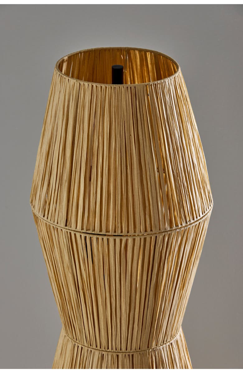 ADESSO LIGHTING Renata Paper Lantern Floor Lamp, Alternate, color, Brown
