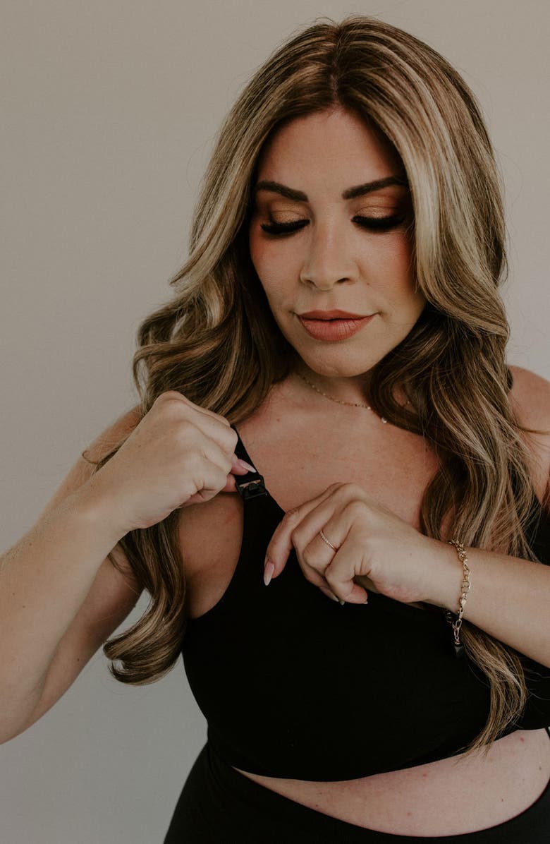 Blush + Bashful Bashful Maternity
Nursing Bra, Alternate, color, Black