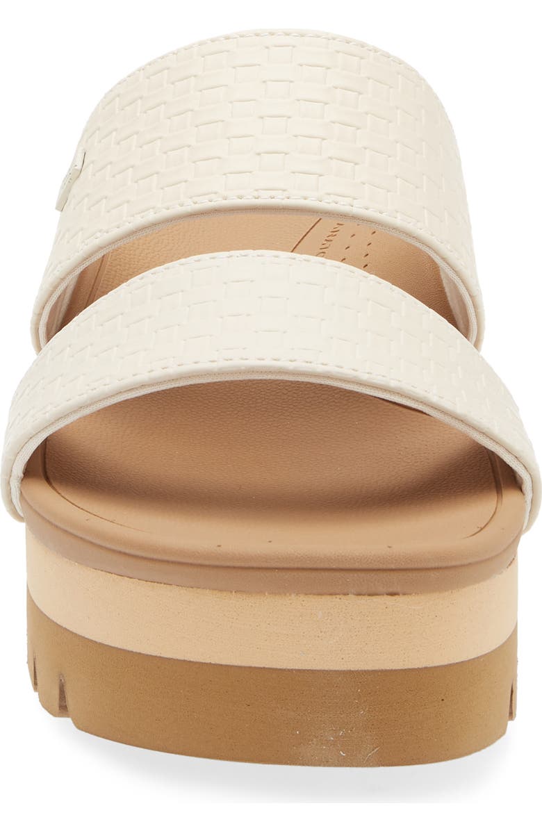 Reef Banded Horizon 2.5 Platform Slide Sandal, Alternate, color, Vintage Emboss