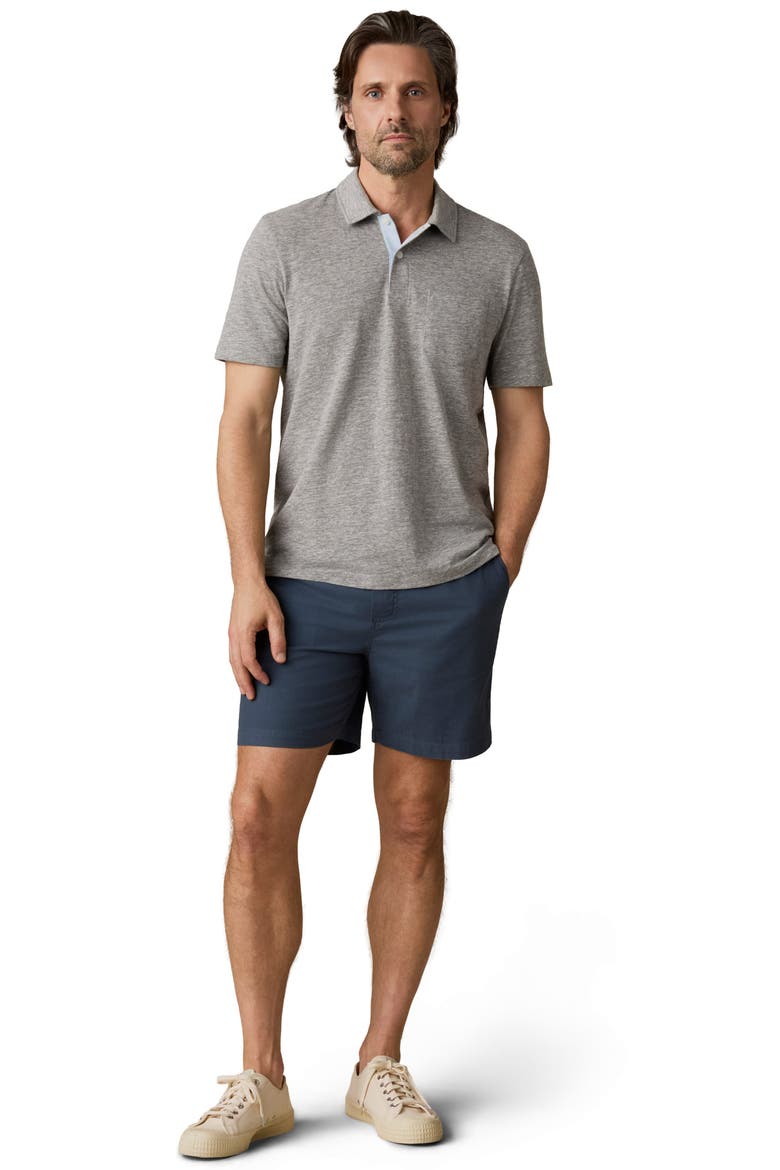 Breeze Burnout Pocket Polo, Alternate, color, CAVE GREY HEATHER