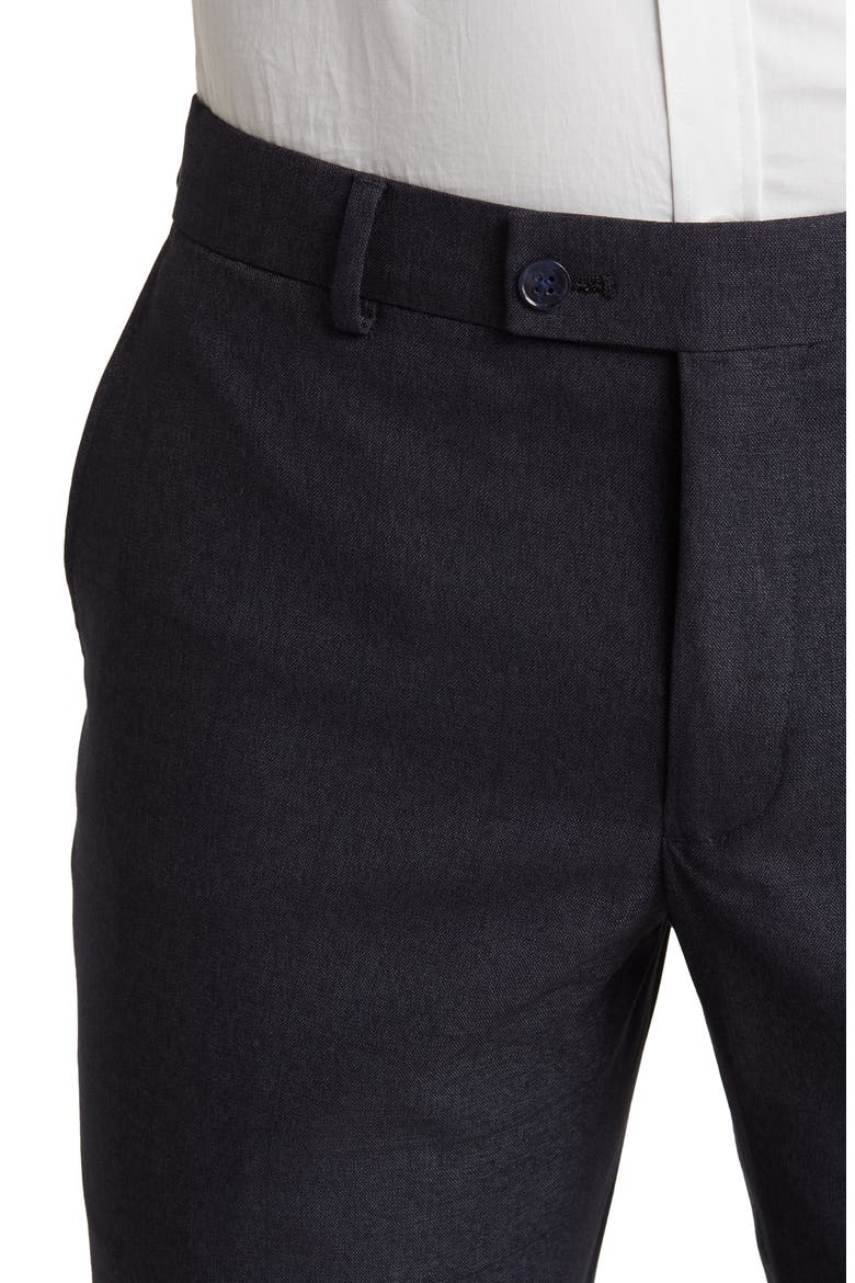 Charcoal Windowpane Skinny Fit Suit, Alternate, color, GREY