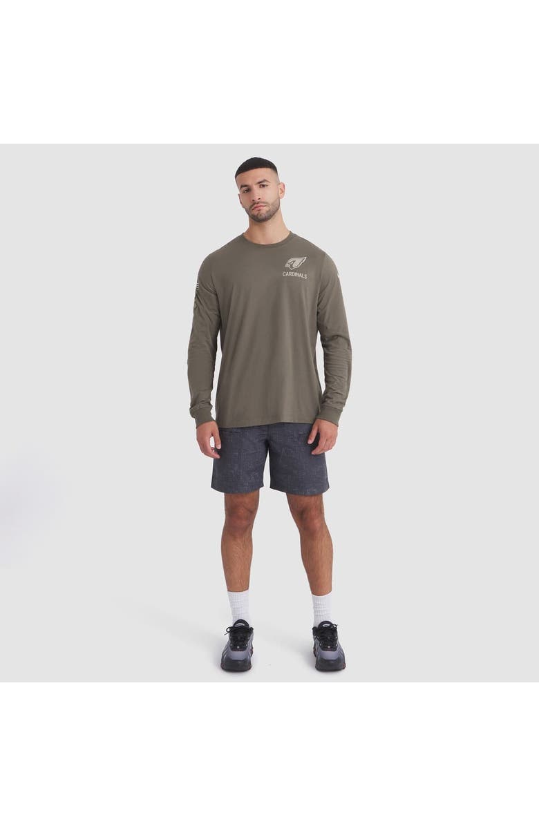 Nike Men's Nike Olive Arizona Cardinals 2025 Salute to Service Sideline Long Sleeve T-Shirt, Alternate, color, Olive