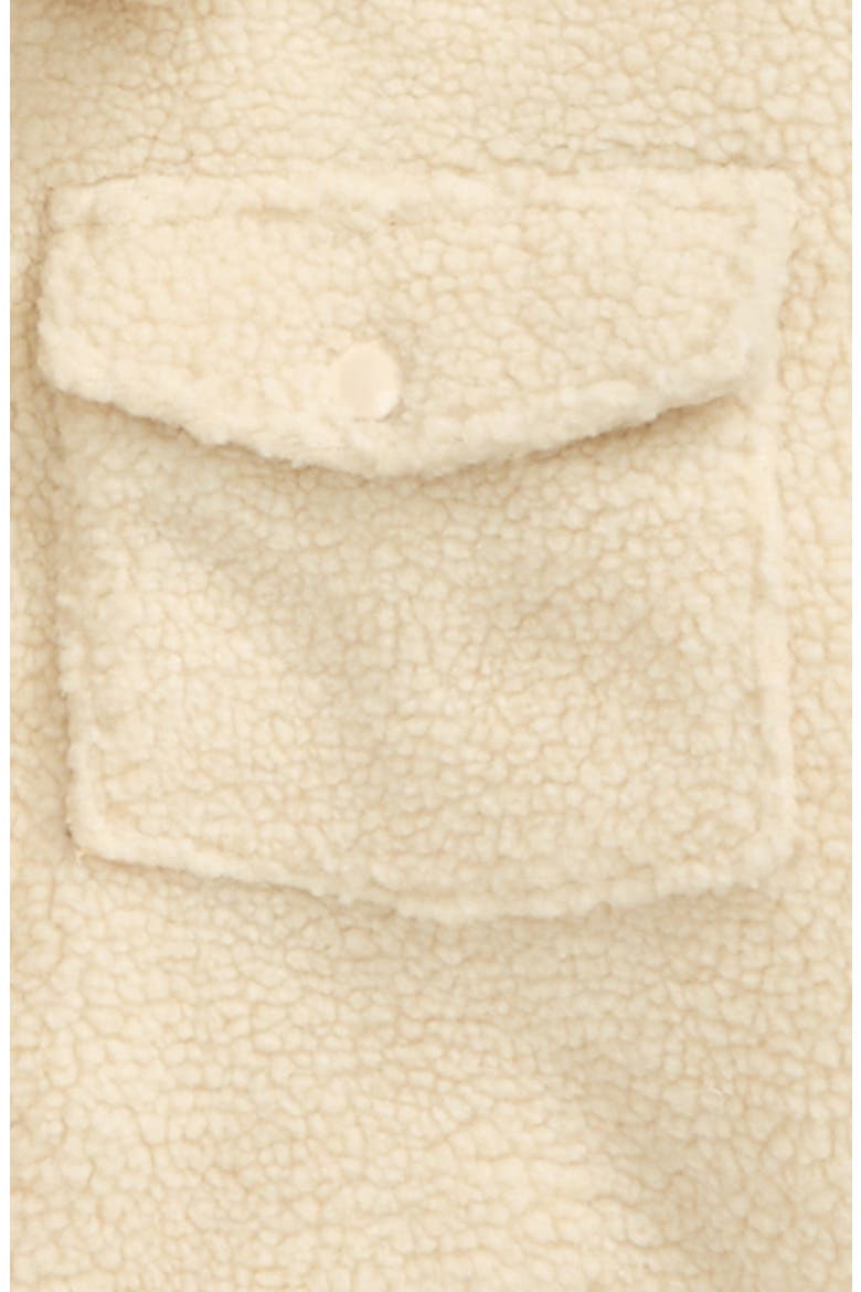 Fleece Boyfriend Jacket, Alternate, color, TAN BLEACHED