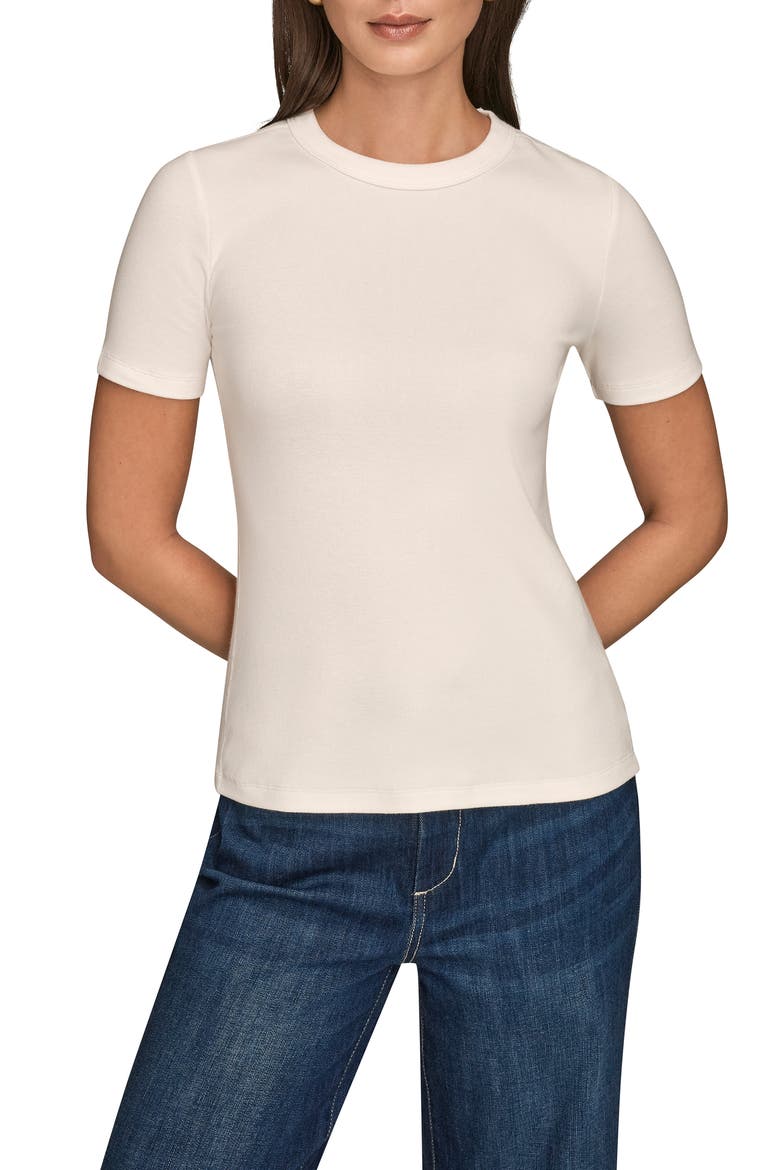 Crewneck Top, Main, color, CREAM