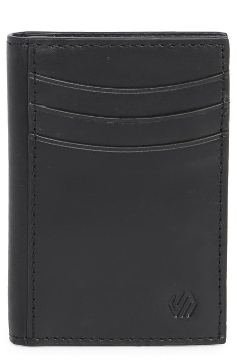 Hunter Glazed Leather Money Clip Wallet