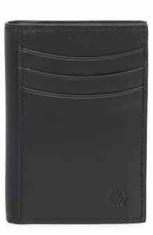 Johnston & Murphy Hunter Glazed Leather Money Clip Wallet