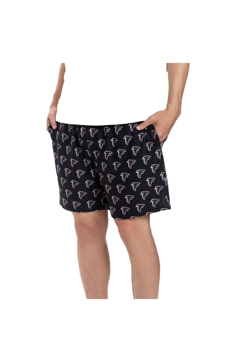 CONCEPTS SPORT Men's Concepts Sport Black Atlanta Falcons Gauge Jam Two-Pack Shorts Set, Alternate, color, 