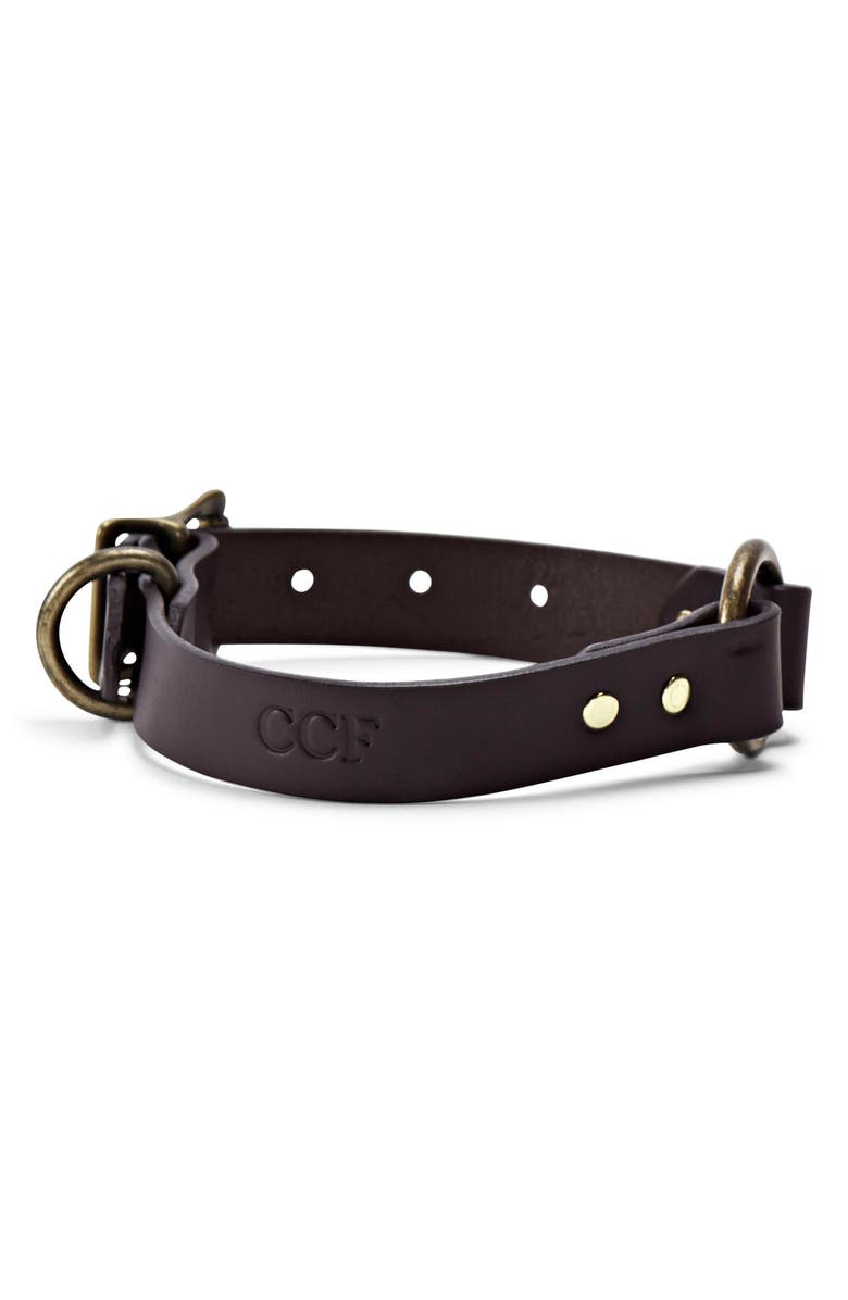Filson Bridle Leather Dog Collar, Alternate, color,