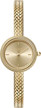Olivia Burton Finery Mesh Strap Watch, 20mm