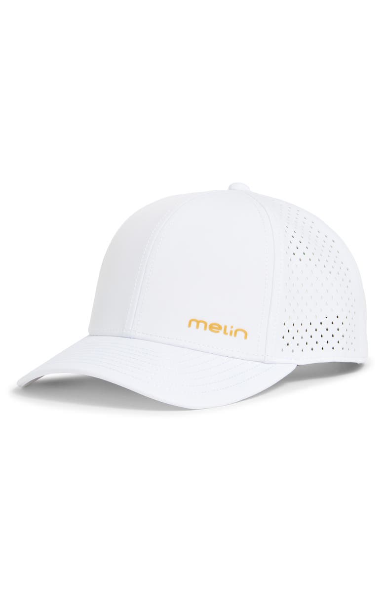 Melin Hydro Compass Snapback Cap, Main, color, White Gum
