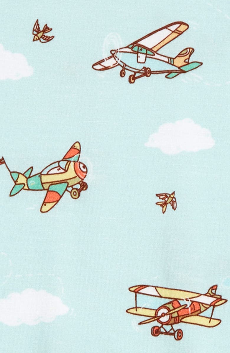 Bellabu Bear Kids' Planes Fitted Two-Piece Pajamas, Alternate, color,