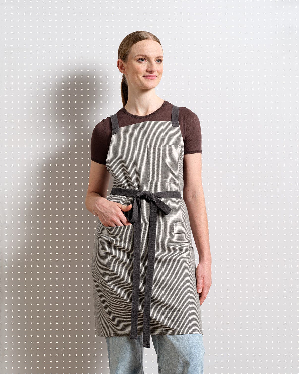 Pinstriped - Charcoal