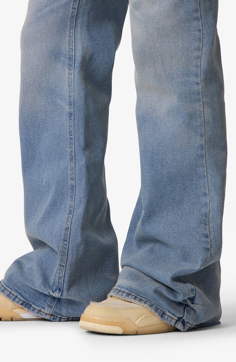 mnml Super Flare Jeans, Alternate, color, 