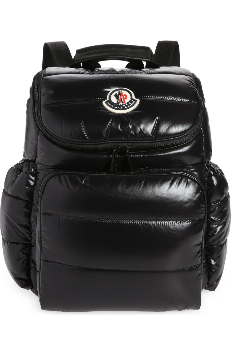 Moncler Nylon Diaper Backpack, Main, color,