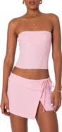 EDIKTED Selena Strapless Corset Top