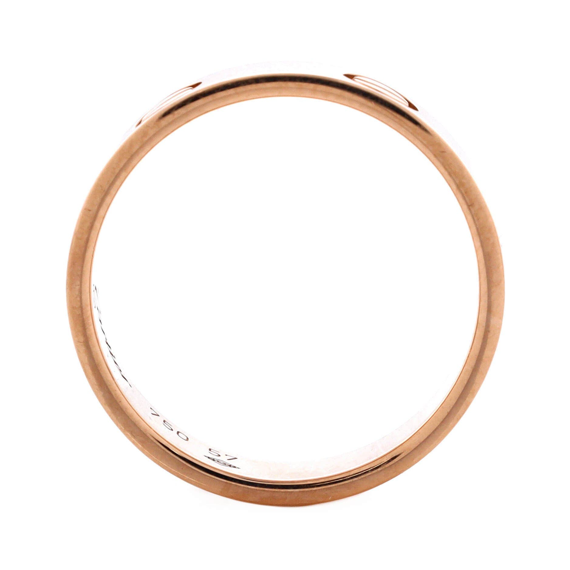 Love Band Ring 18K Rose Gold, Alternate, color, Metallic Gold