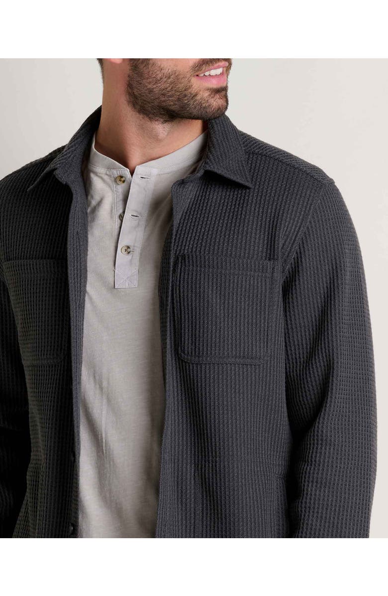 Toad & Co Bitterroot Long Sleeve Shirt Jacket, Alternate, color, Soot