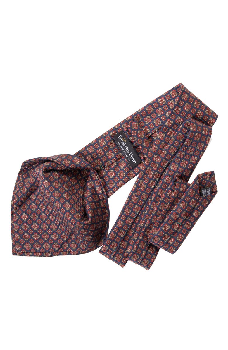 Elizabetta Parma - Printed Silk Tie for Men, Alternate, color, 