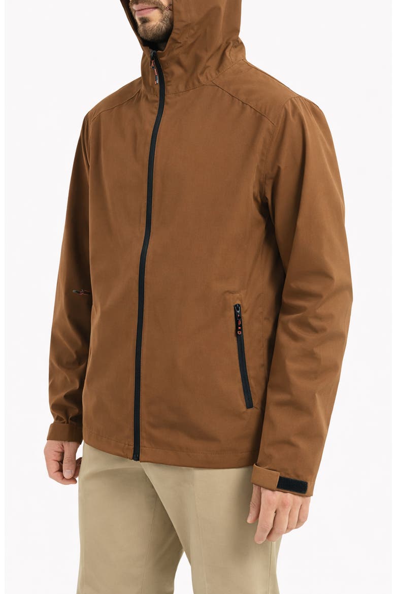 Seam Sealed 2.0 Waterproof Hooded Jacket, Alternate, color, TEAK