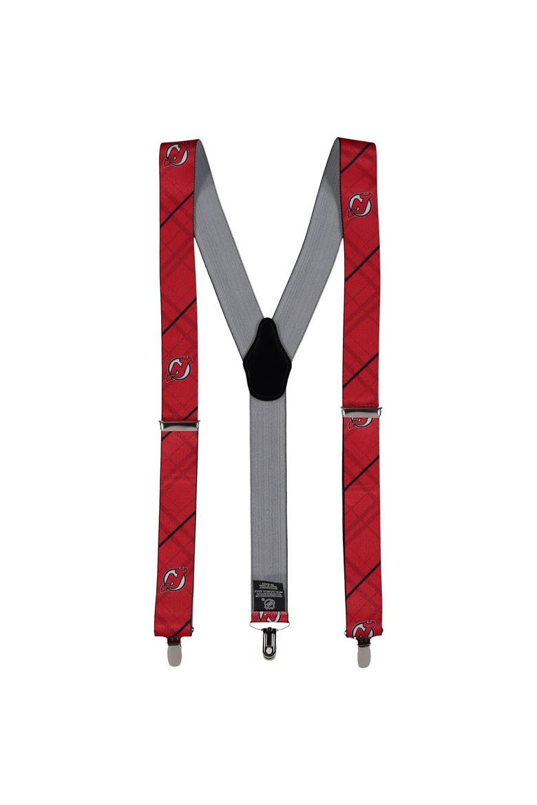 Men's Red New Jersey Devils Suspenders, Main, color, Red