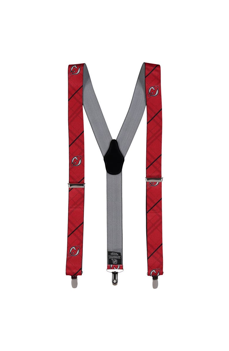 EAGLES WINGS Men's Red New Jersey Devils Suspenders, Main, color, Red