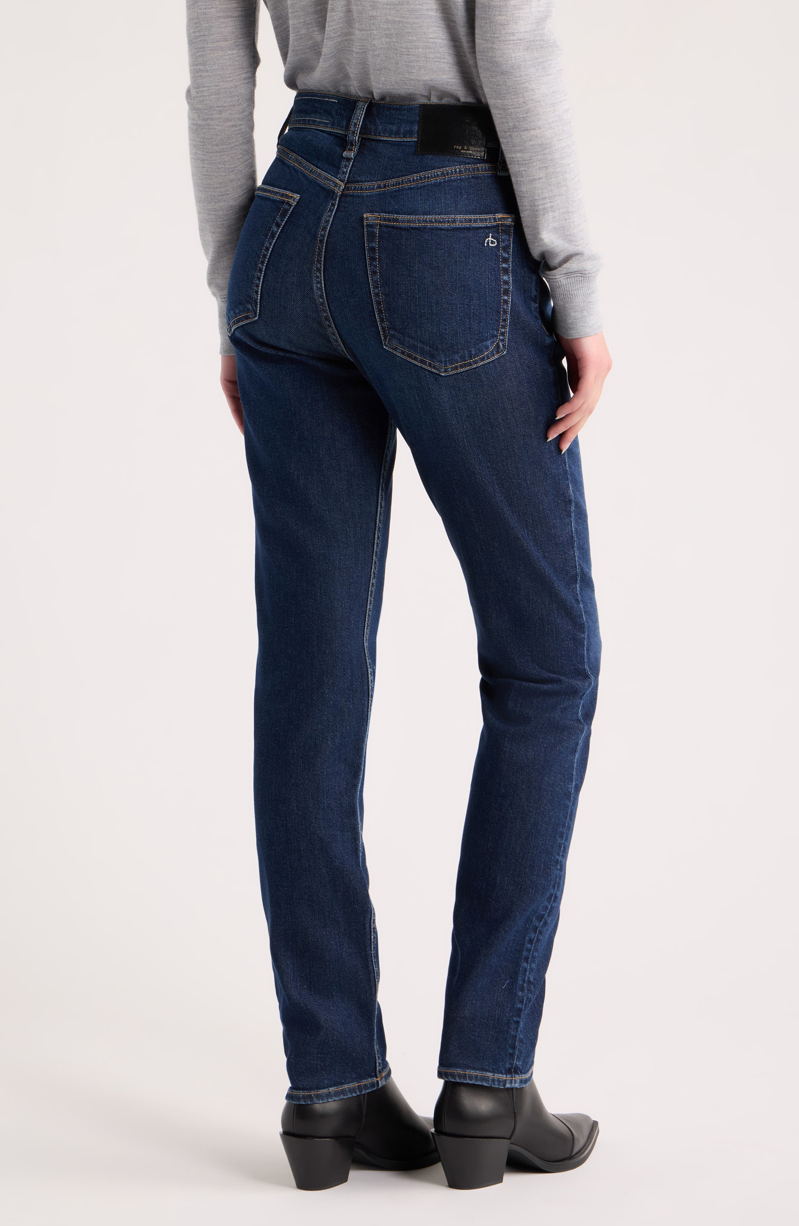 rag & bone Featherweight Wren Mid Rise Slim Jeans (Women) | Nordstrom