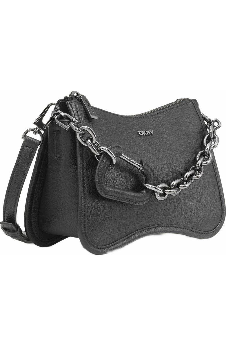 DKNY Adria Crossbody Bag, Alternate, color, Black/Gunmetal