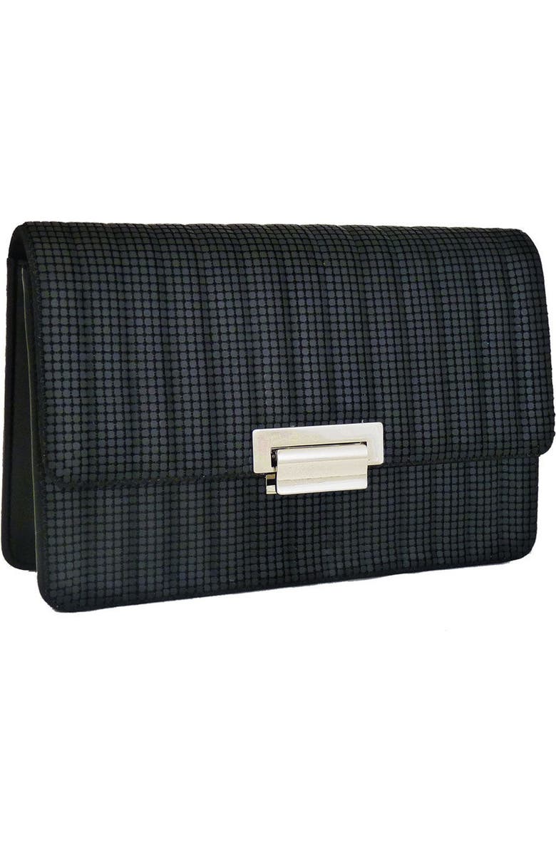 Whiting & Davis Sydney Quilted Clutch, Main, color,