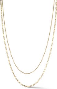 GLAZE JEWELRY Layered Chain Necklace
