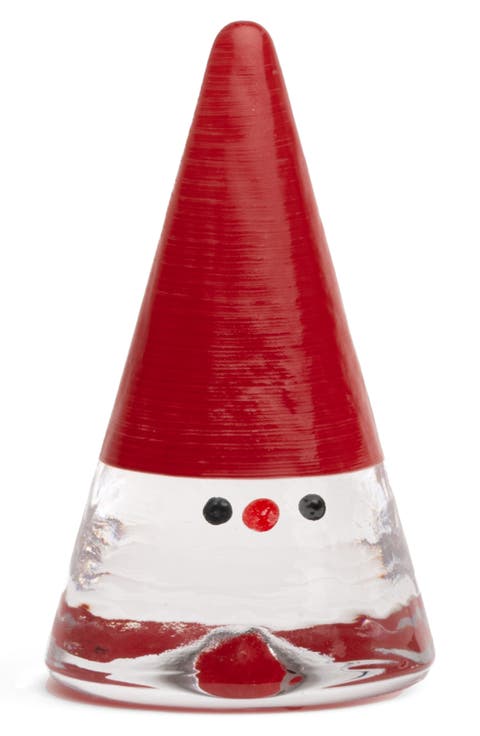 Noel Santa Glass Christmas Decoration