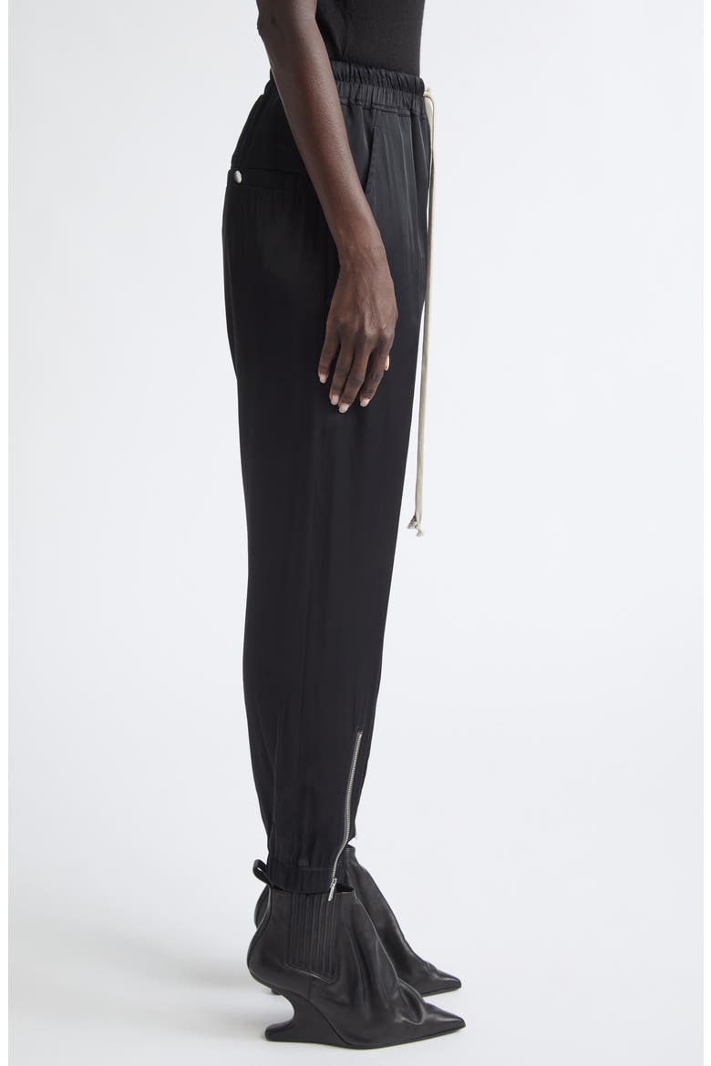 Tecuatl Satin Track Pants, Alternate, color, BLACK