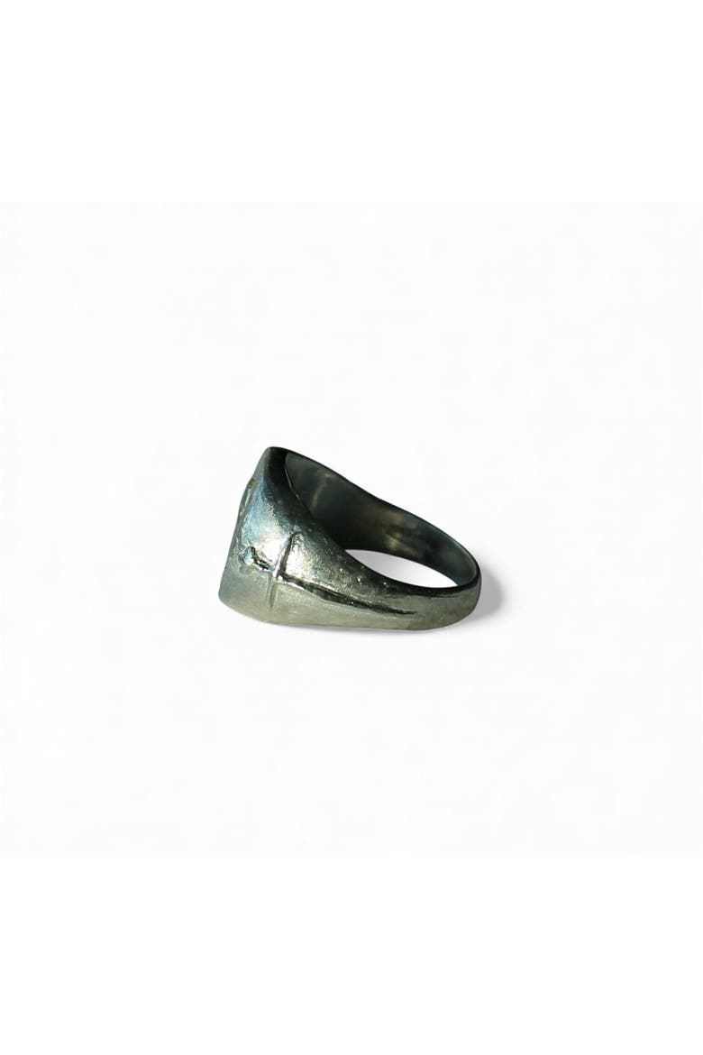 Joan Of Arc Ring, Alternate, color, Sterling Silver with Brass