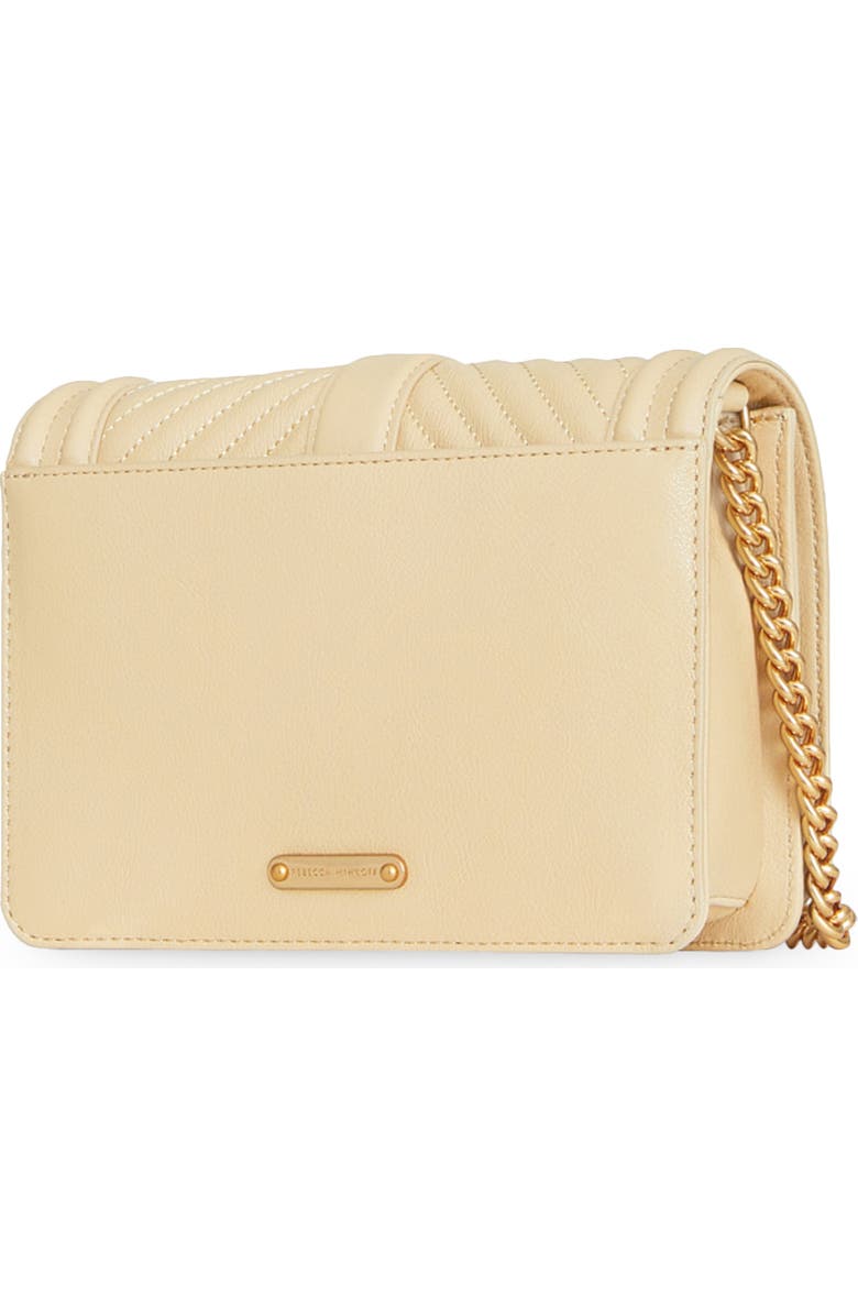 Rebecca Minkoff Small Chevron Quilted Love Leather Crossbody Bag, Alternate, color,