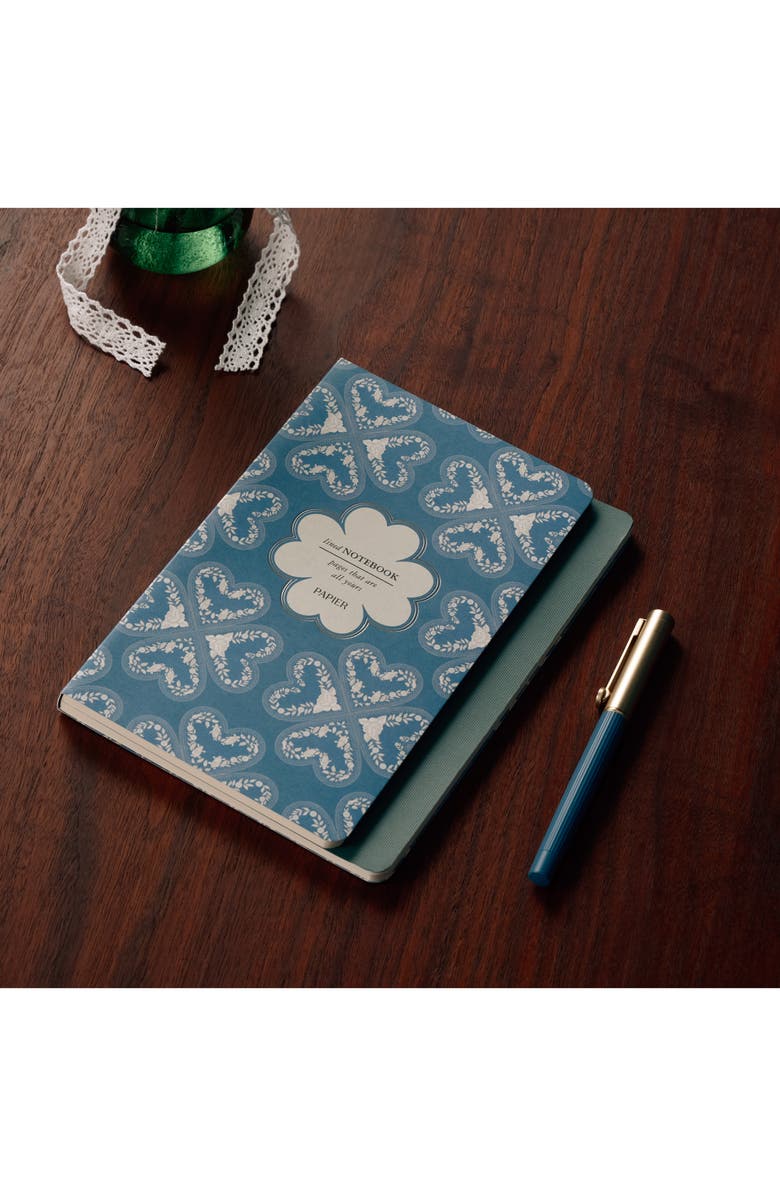 Papier Clover Notebook, Alternate, color, Blue