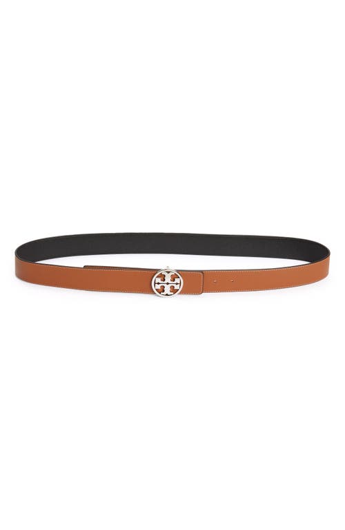 Tory Burch Miller 1.5-inch Reversible Logo Belt In Multi