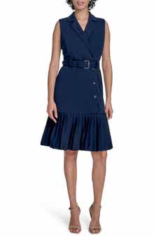 Calvin Klein Flounce Hem Shirtdress