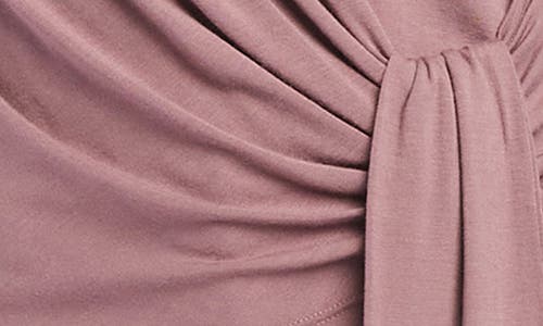 Shop Karen Kane Drape Side Tank In Plum