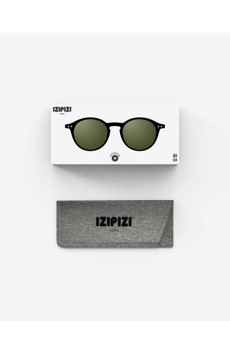 IZIPIZI #D 48mm Pantos Sunglasses, Alternate, color, Black