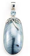 SAMUEL B. Oval Shell Pendant