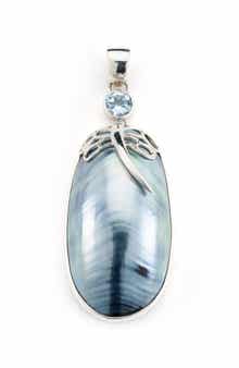 SAMUEL B. Oval Shell Pendant