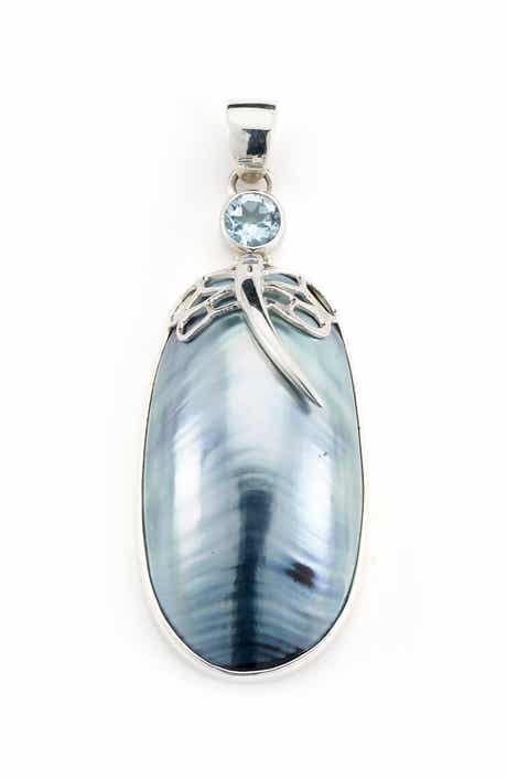 SAMUEL B. Oval Shell Pendant